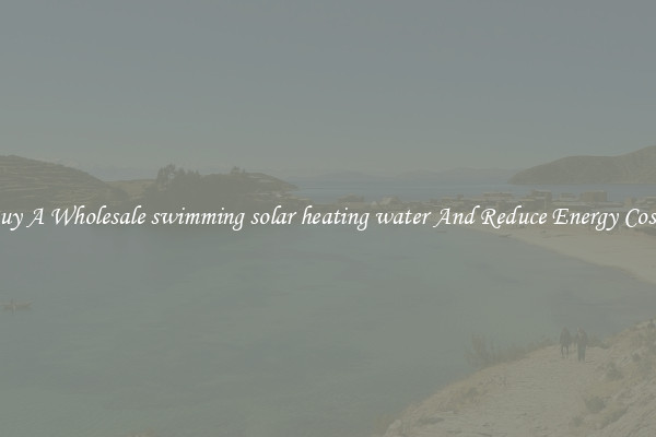 Buy A Wholesale swimming solar heating water And Reduce Energy Costs