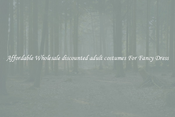 Affordable Wholesale discounted adult costumes For Fancy Dress