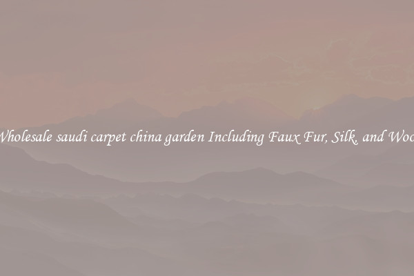 Wholesale saudi carpet china garden Including Faux Fur, Silk, and Wool 