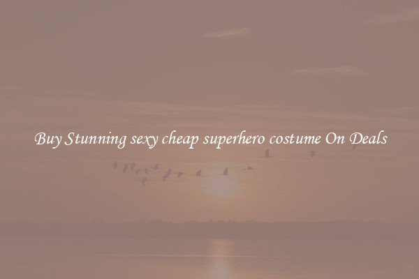 Buy Stunning sexy cheap superhero costume On Deals