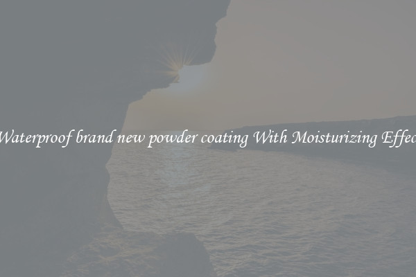 Waterproof brand new powder coating With Moisturizing Effect