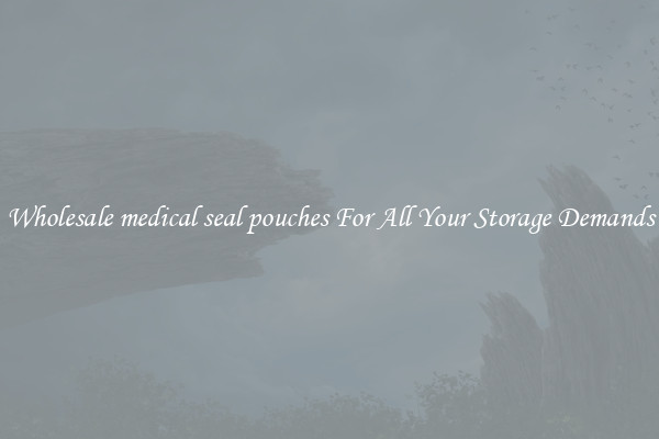 Wholesale medical seal pouches For All Your Storage Demands