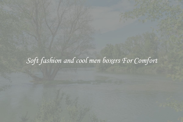 Soft fashion and cool men boxers For Comfort