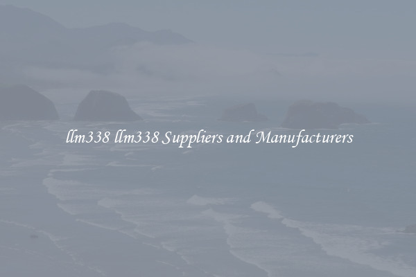 llm338 llm338 Suppliers and Manufacturers