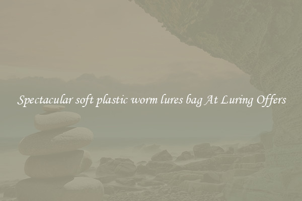 Spectacular soft plastic worm lures bag At Luring Offers